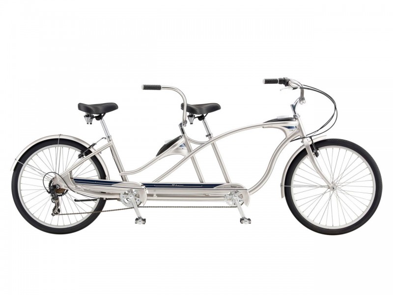 Велосипед Schwinn Tango Tandem (рама 15", срібло, б/в)