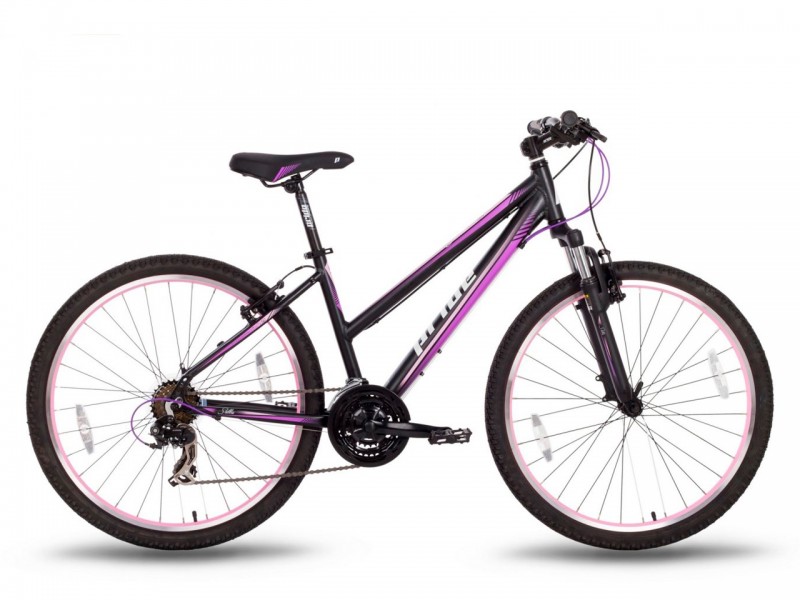 Велосипед Pride Stella 6.1 26" (рама 15", черный/фиолетовый, б/у)