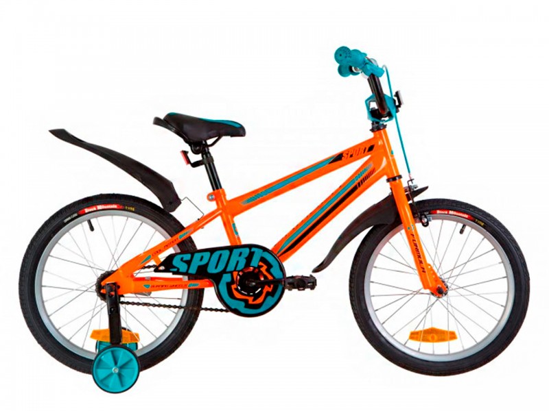 Велосипед Formula Sport VT 18" (рама 9.5", помаранчевий/бірюзовий, б/в)