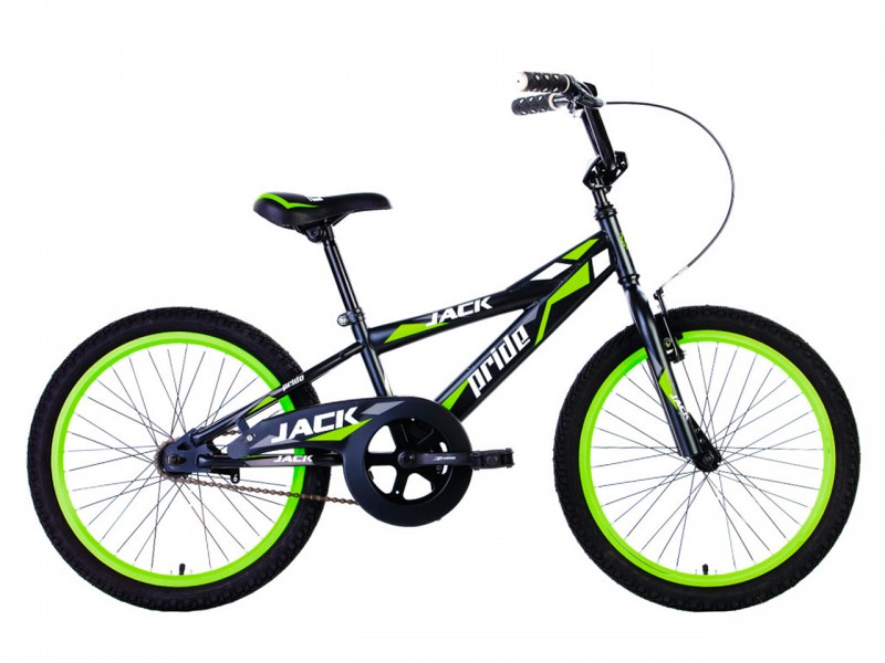 Велосипед Pride Jack 20" (черный/зеленый, б/у)