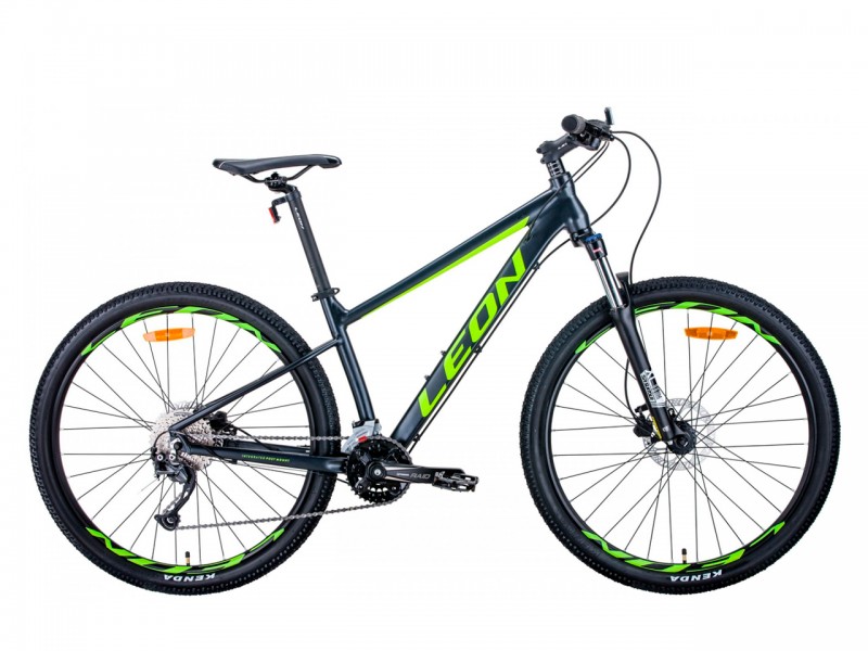 Велосипед Leon XC-70 HDD 27,5" (рама 16", темно-сірий/салатовий, б/в)