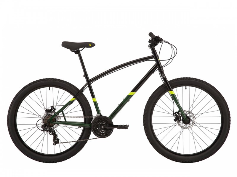Велосипед Pride Rocksteady 7.1 27.5" (рама 19, чорний/зелений)