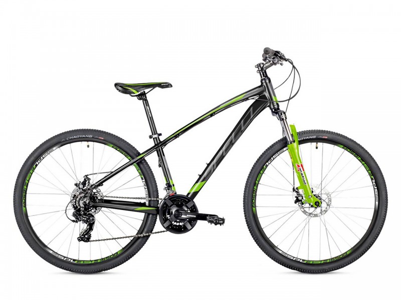 Велосипед Spelli SX 2700 29" (рама 17, черно-зеленый)