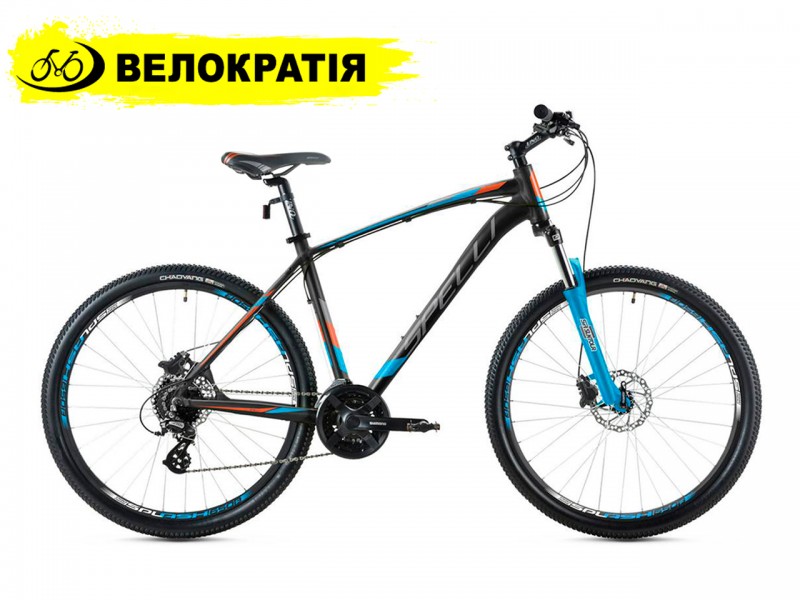 Велосипед Spelli SX 4700 29" (рама 21, черно-синий)