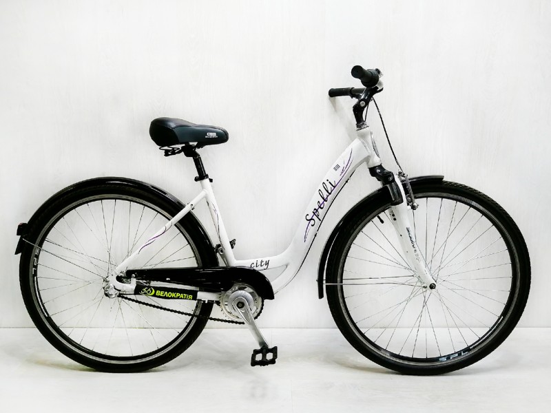 Велосипед Spelli City 28" (рама 18", белый, б/у)
