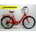 Велосипед Dorozhnik RUBY AL 26" (рама 17", красный, с багажником, 2020, б/у)