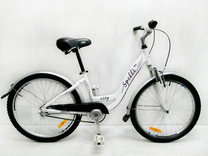 Велосипед Spelli City 24" (14", белый, б/у)