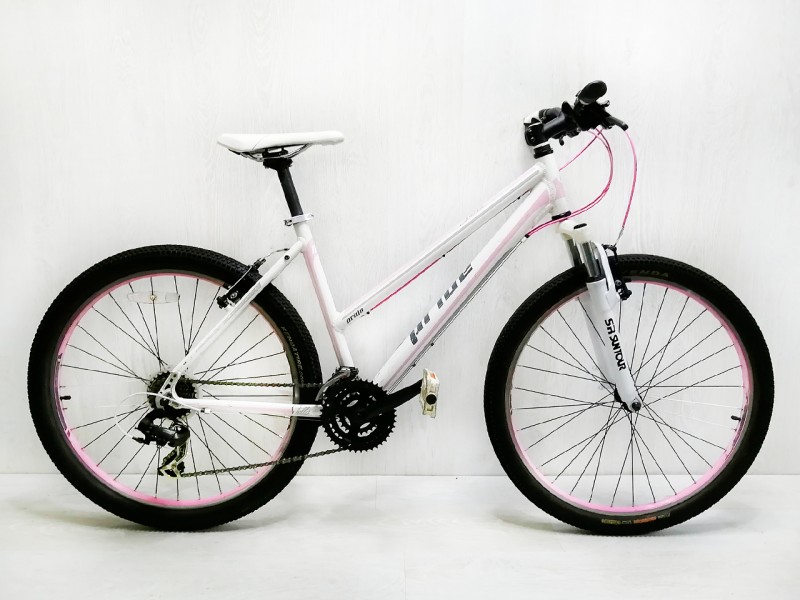 Велосипед Pride Stella 6.1 26" (рама 17", белый/розовый, б/у)
