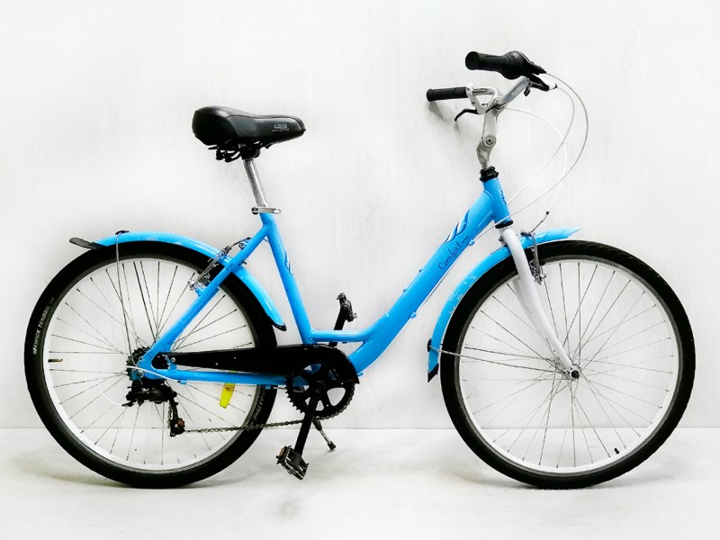 Велосипед Pride Comfort Lady 26" (рама 18", голубой, б/у)